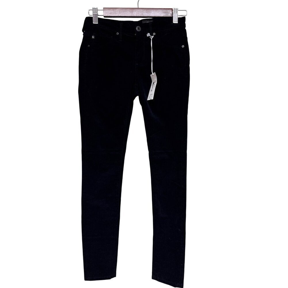 NEW AG Adriano Goldschmied Women's Pants Corduroy Legging Ankle Super Skinny 24R - Picture 2 of 13